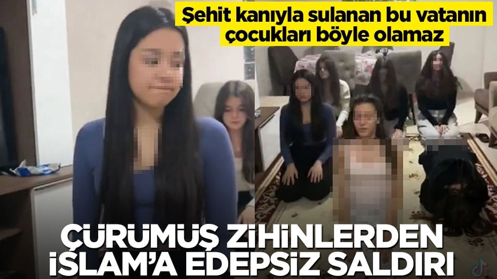 Şehit kanıyla sulanan bu vatanın çocukları böyle olamaz! Çürümüş zihinlerden İslam’a edepsiz saldırı