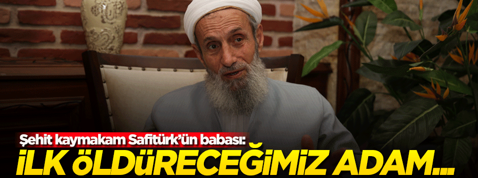 Şehit kaymakam Safitürk'ü teröristler böyle tehdit etti!