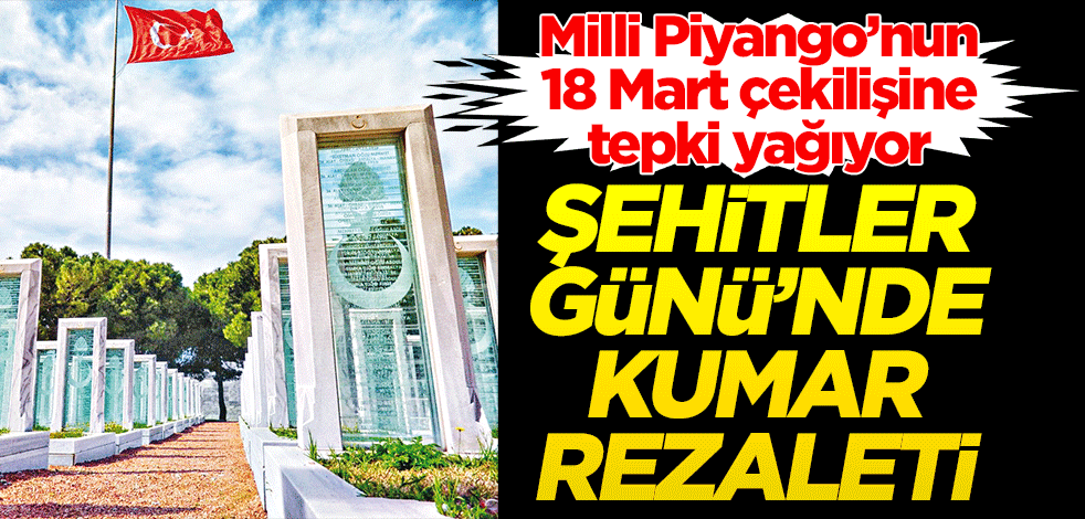 Şehitler Günü’nde kumar rezaleti