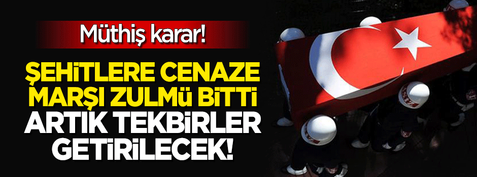 Şehitler tekbirlerle uğurlanacak