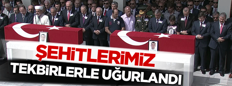 Şehitlere Ankara'da son görev