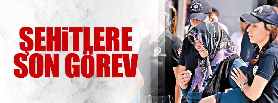 Şehitlere son görev