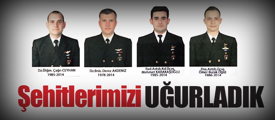Şehitlerimizi uğurladık