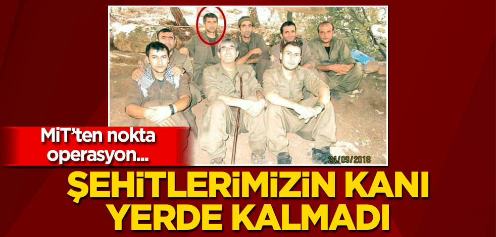 Şehitlerimizin kanı yerde kalmadı: MİT'ten nokta operasyon