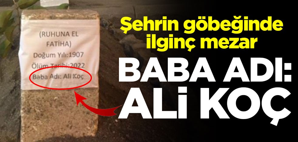 Şehrin göbeğinde Fenerbahçe mezarı! Baba adı: Ali Koç