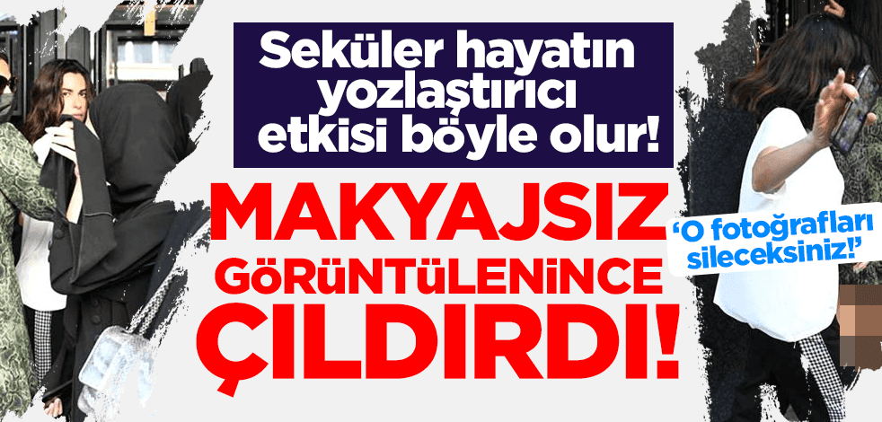 Seküler hayatın yozlaştırıcı etkisi: Makyajsız görüntülenen Nesrin Cavadzade çıldırdı