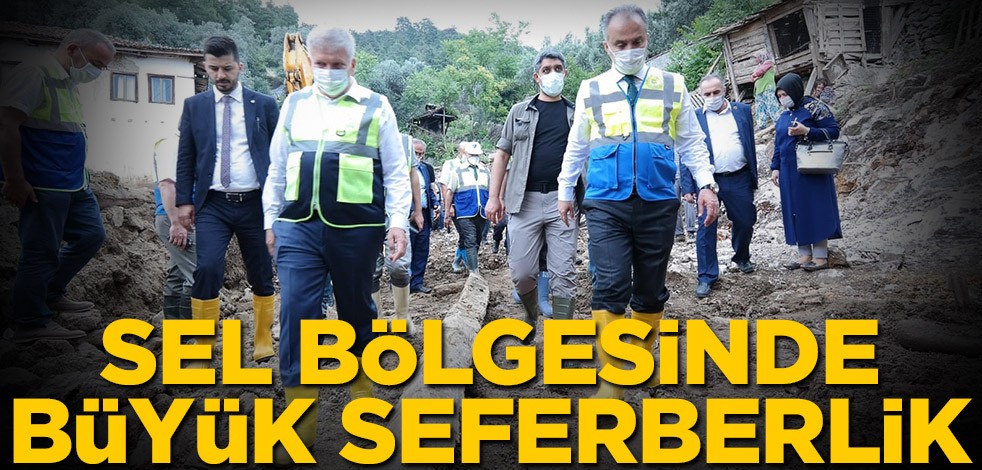 Sel bölgesinde büyük seferberlik