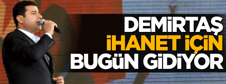 Selahattin Demirtaş ABD yolcusu