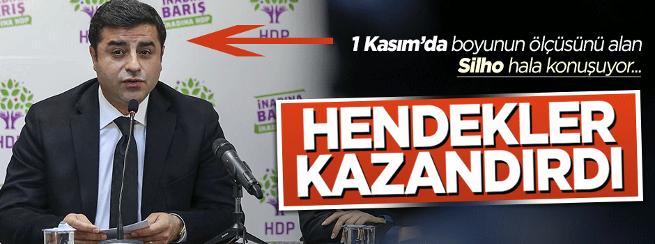 Selahattin Demirtaş hendekleri savundu
