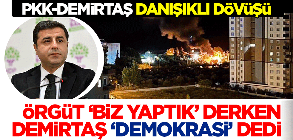 Selahattin Demirtaş ile PKK terör örgütü arasında danışıklı dövüş! Örgüt saldırıyı üstlendi, Demirtaş 'demokrasi' dedi