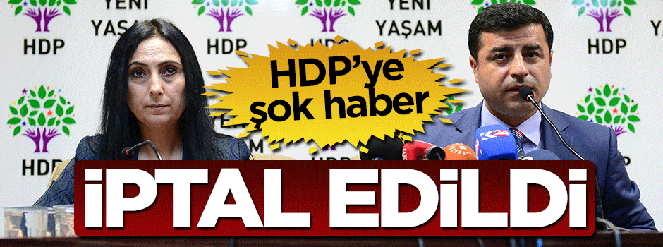 Selahattin Demirtaş'ın da katılmayı planladığı HDP mitingi iptal edildi