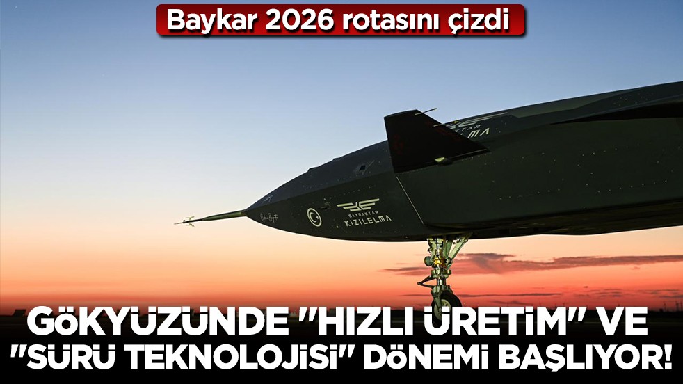 Selçuk Bayraktar 2026 hedefini açıkladı: Baykar için 'üretim' ve 'yapay zeka' yılı olacak!