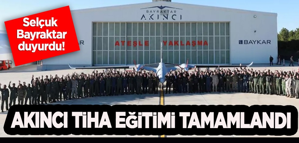 Selçuk Bayraktar duyurdu! Türkiye birikimini kardeş ülkelerle paylaştı! AKINCI TİHA eğitimi tamamlandı