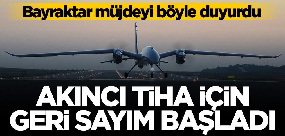 Selçuk Bayraktar müjdeyi verdi: Seri üretim AKINCI TİHA'lar geliyor