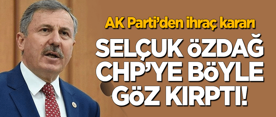 Selçuk Özdağ, CHP'ye göz kırptı!