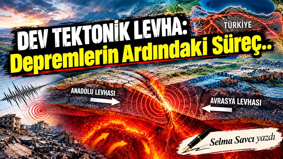 Selma Savcı yazdı... Dev teknonik levha: Depremlerin ardındaki süreç..