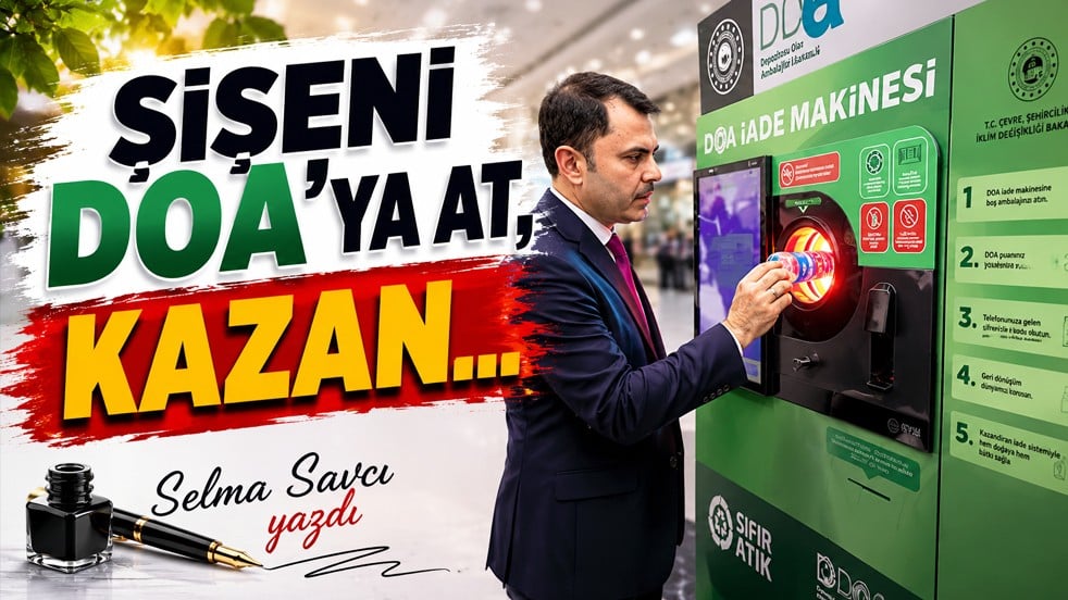 Selma Savcı yazdı! Şişeni DOA’ya at, kazan...