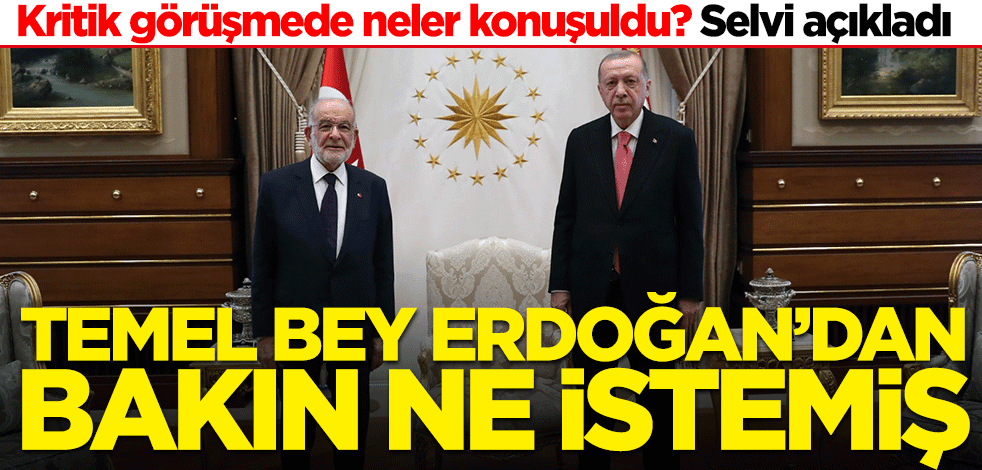 Selvi açıkladı! Erdoğan-Karamollaoğlu görüşmesinden ne çıktı?
