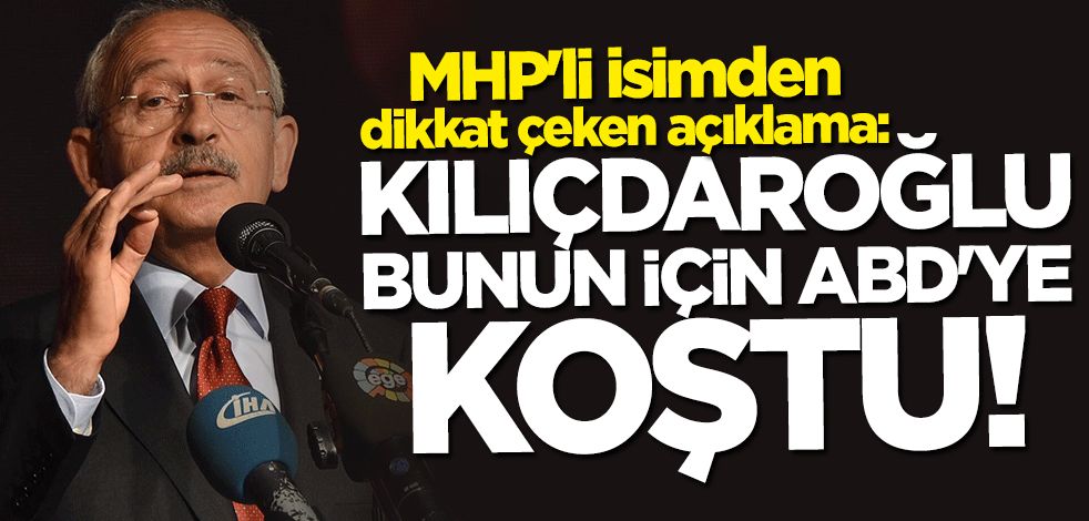 Semih Yalçın: Kılıçdaroğlu adaylık oluru için ABD'ye koştu