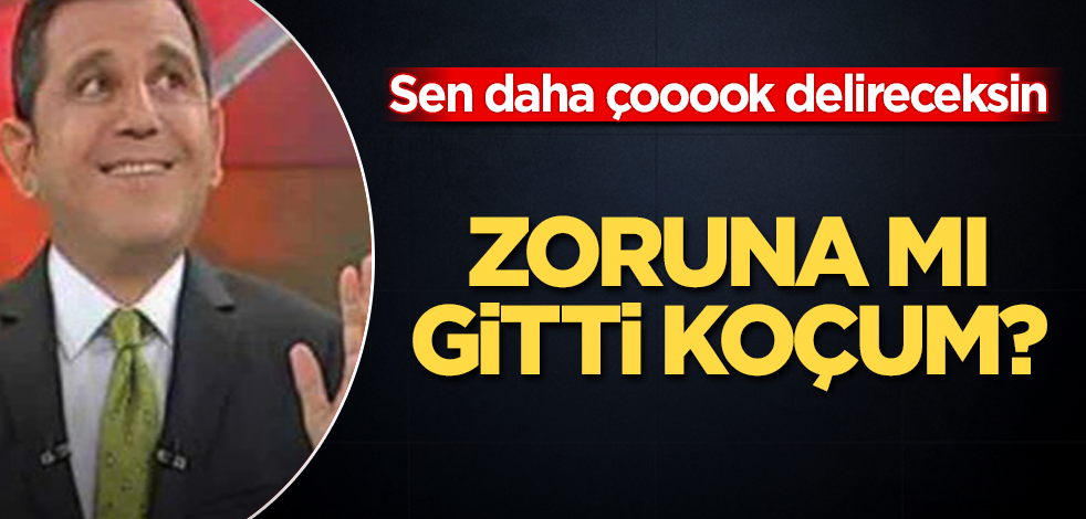 Sen daha çooook delireceksin Fatih Portakal! Resmen yerinden hopladı