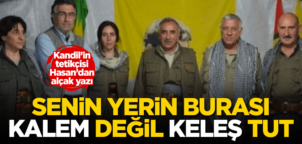 Sen "kalem" değil "keleş" tut Hasan Cemal!