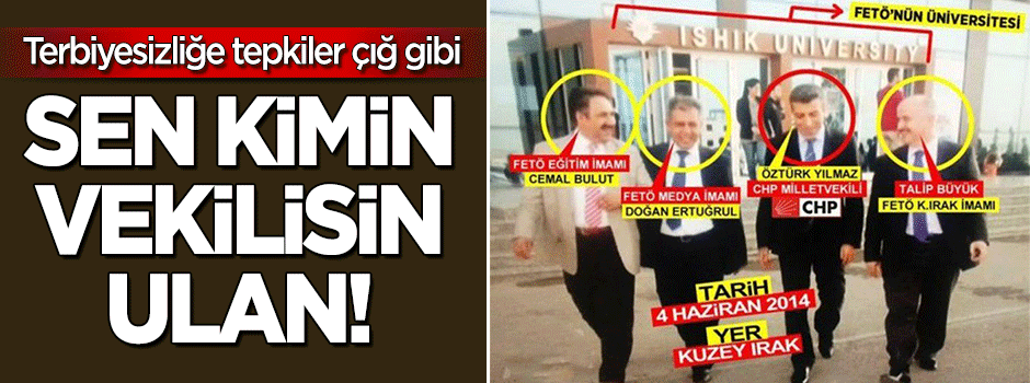 Sen kimin vekilisin ulan!