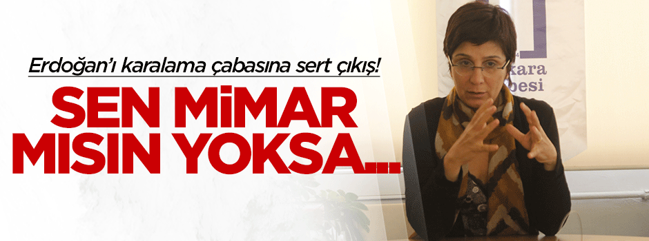 Sen mimar mısın yoksa...