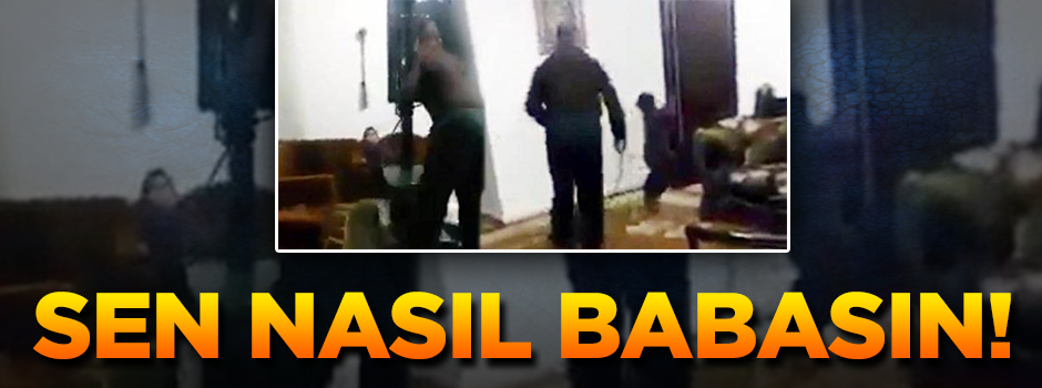 Mardin'de akılalmaz görüntü: Sen nasıl bir babasın!
