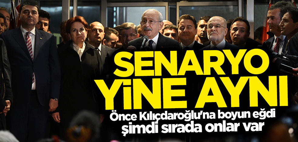 Senaryo yine aynı! Önce KK'ya boyun eğdi şimdi sırada HDP var