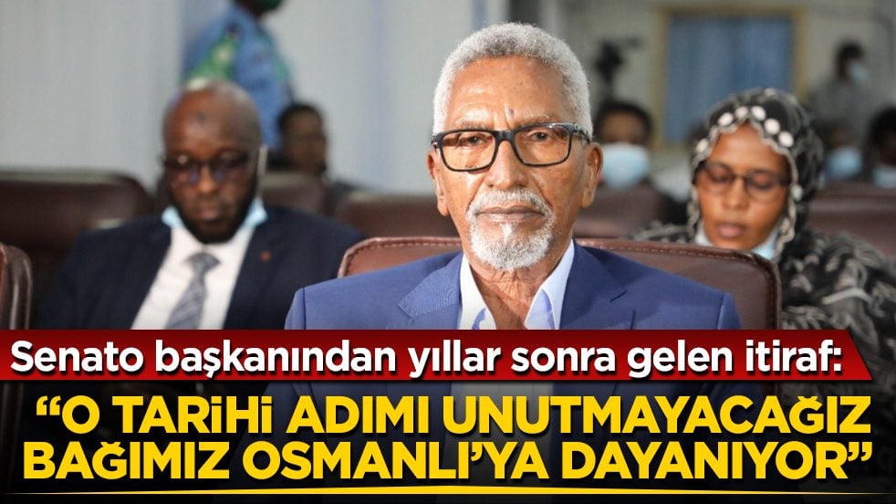 Senato başkanından yıllar sonra gelen itiraf: "O tarihi adımı unutmayacağız, bağımız Osmanlı’ya dayanıyor" 