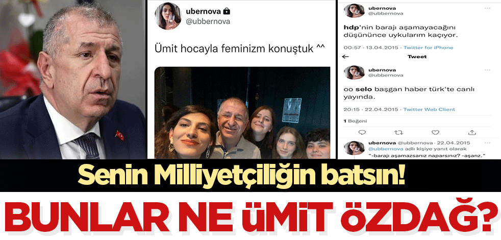 Senin milliyetçi çizgin batsın! Irkçı Ümit Özdağ HDP'li feministlerle buluşmuş...
