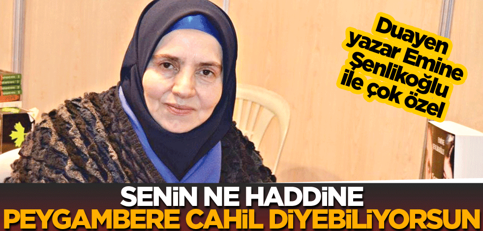 Senin ne haddine Peygambere cahil diyebiliyorsun