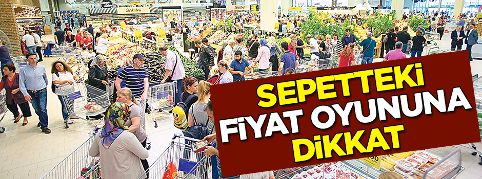 Sepetteki fiyat oyununa dikkat