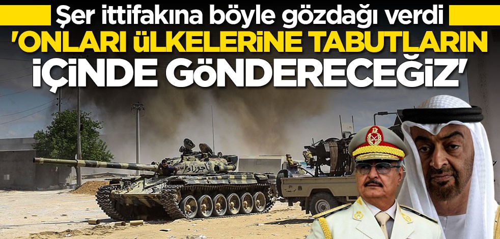 Şer ittifakına resti çekti: Onları ülkelerine tabutların içinde göndereceğiz