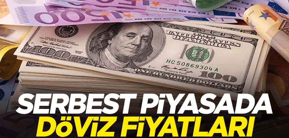 Serbest piyasada döviz fiyatları