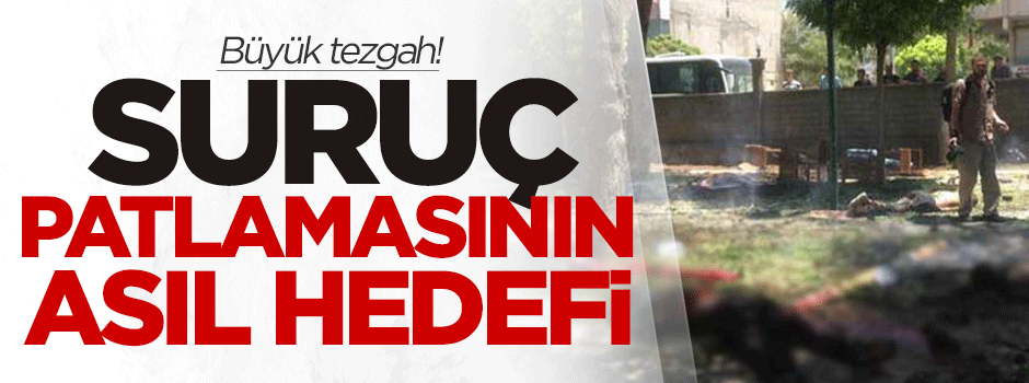 Serdar Arseven: Suruç patlamasının asıl hedefi!