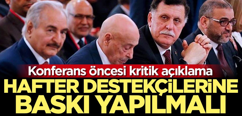 Serrac: Hafter barışçıl çözüm bulma amacı gütmüyor