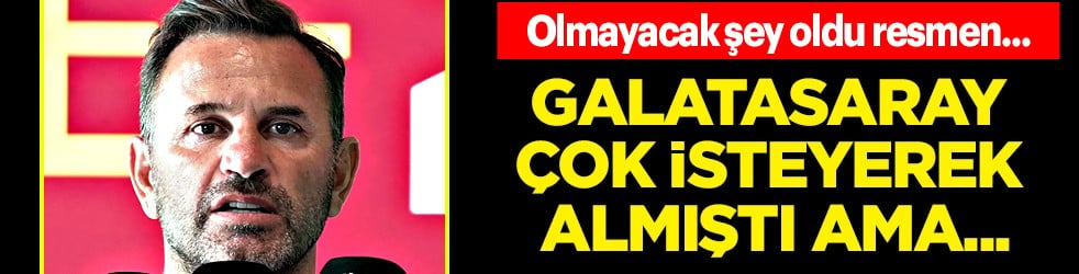 Ses getirecek hamle olacak mı? Galatasaray çok isteyerek almıştı: 1 Temmuz 2025'ten beri kulüpsüz