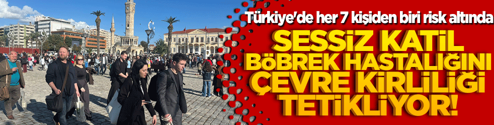 Sessiz katil böbrekleri çevre kirliliği tetikliyor! Türkiye'de her 7 kişiden biri risk altında