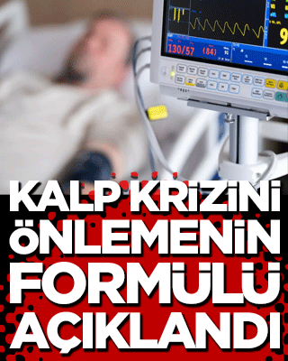 Kalp krizini önlemenin formülü açıklandı!