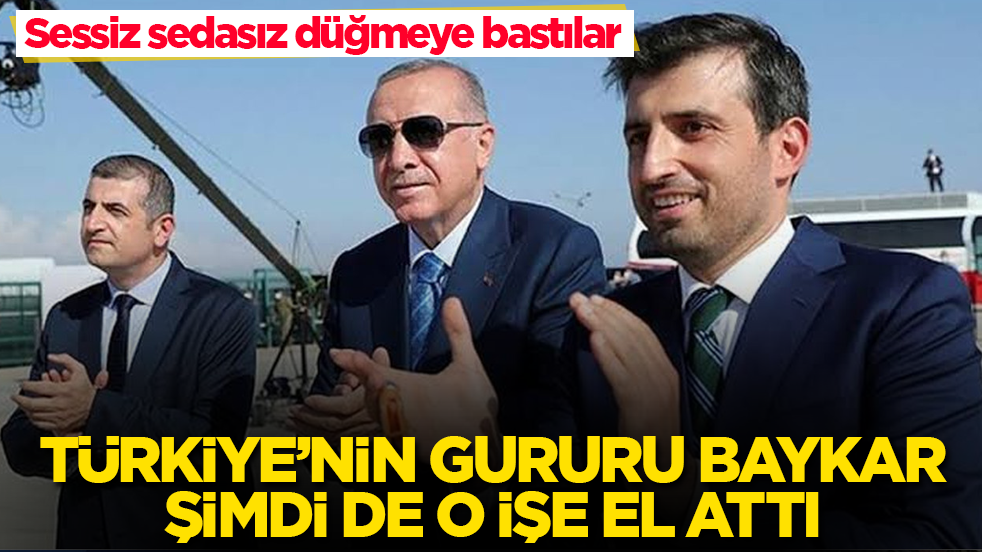 Sessiz sedasız düğmeye bastılar! Türkiye’nin gururu Baykar, şimdi de o işe el attı