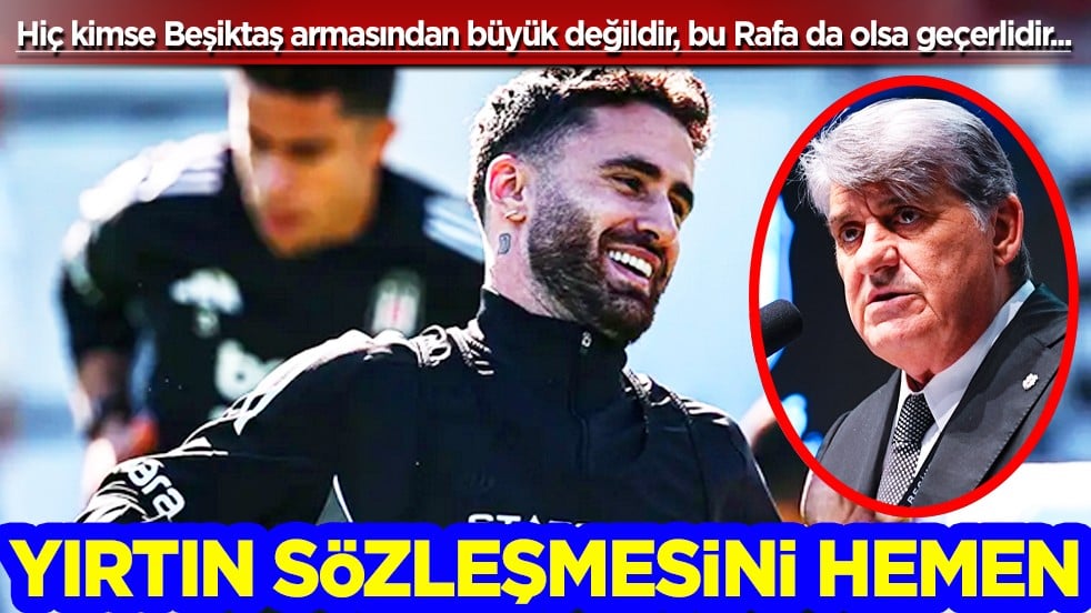 Sessiz sedasız yapmış her şeyi! Rafa Silva için beklenen açıklama geldi! 'Yüzde 1' Beşiktaş'tan kimse büyük değildir...