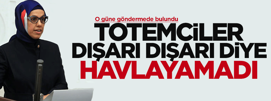 Şevki Yılmaz: Totemciler ‘dışarı, dışarı’ diye havlayamadı!