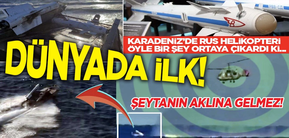 Şeytanın aklına gelmez! Hava savunma füzesini deniz robotundan ateşlediler!