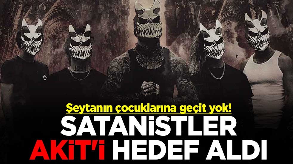 Şeytanın çocuklarına geçit yok! Satanistler Akit'i hedef aldı