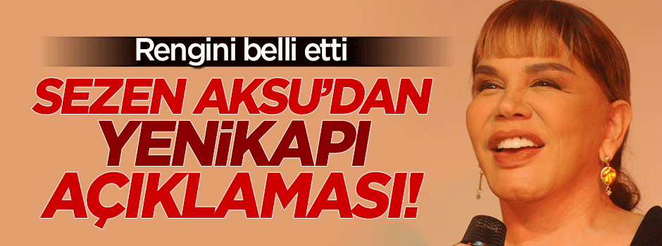 Sezen Aksu'dan 'Yenikapı' açıklaması!