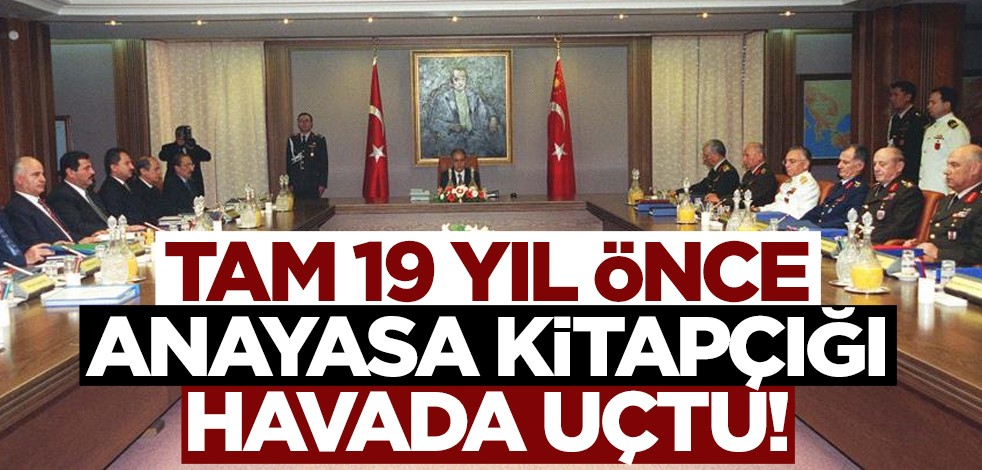 Sezer ile Ecevit arasında yaşanan Anayasa kitapçığı krizinin üzerinden tam 19 yıl geçti