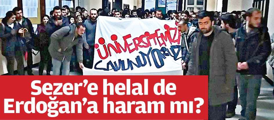 Sezer’e helal de Erdoğan’a haram mı?