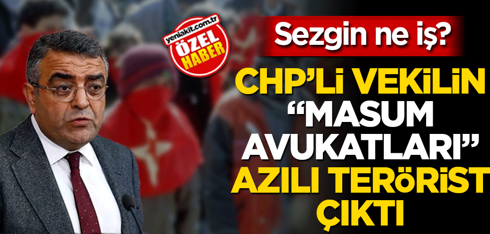 Sezgin ne iş? CHP’li vekilin "masum avukatları" azılı terörist çıktı