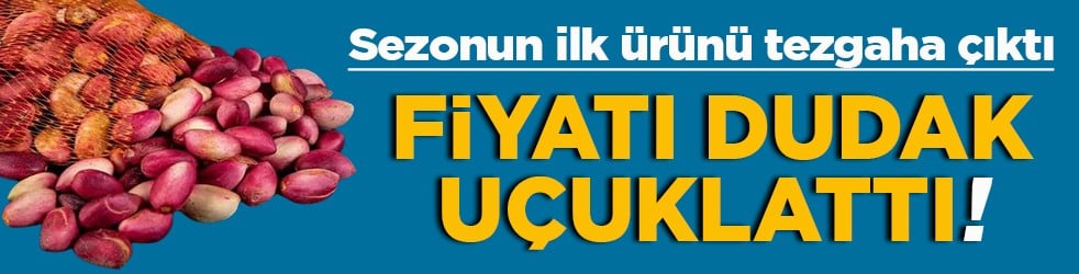 Sezonun ilk ürünü tezgaha çıktı Fiyatı dudak uçuklattı!